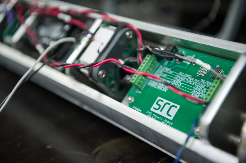 Circuit board, as key enabling technology, showing green panel