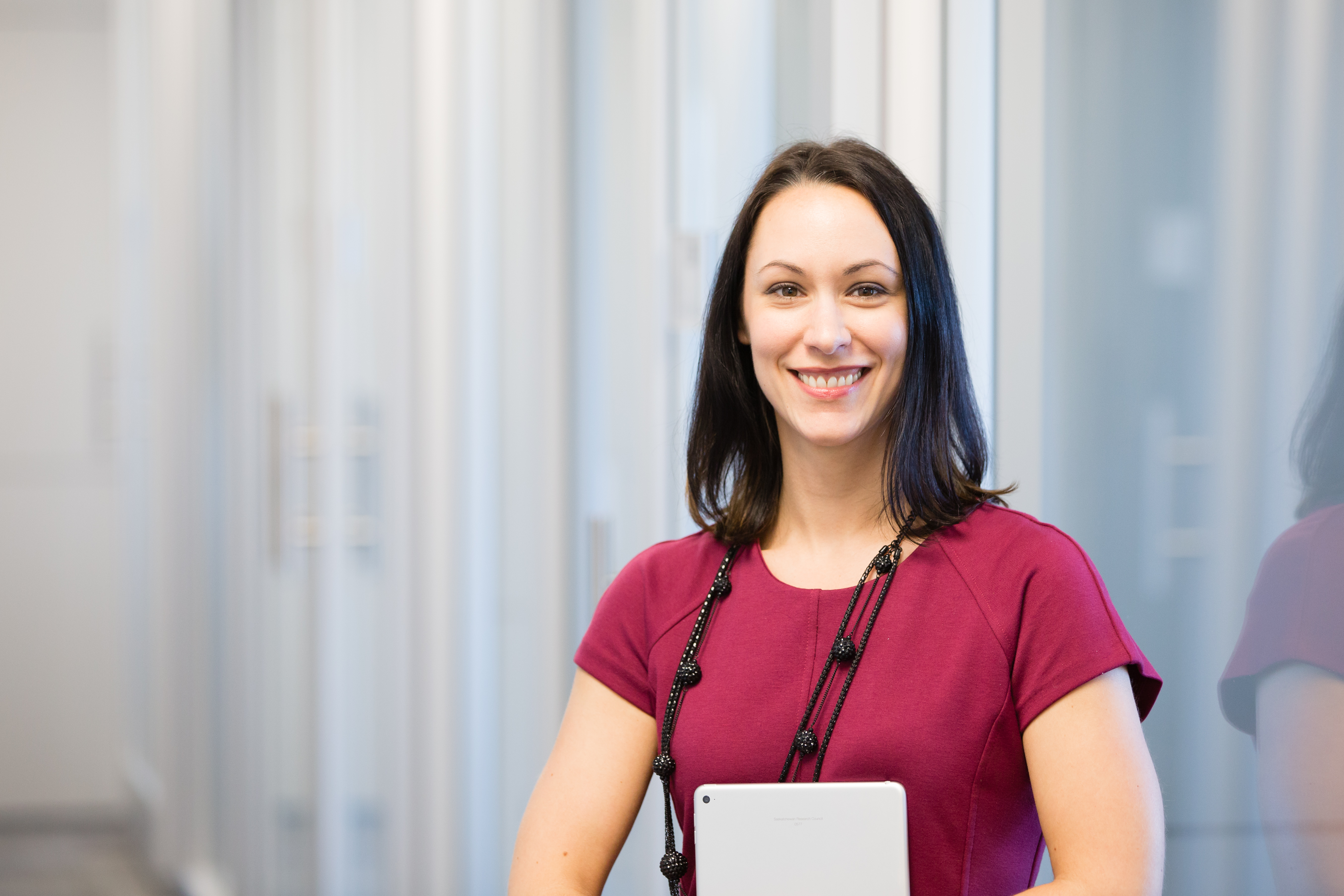 professional woman smiling