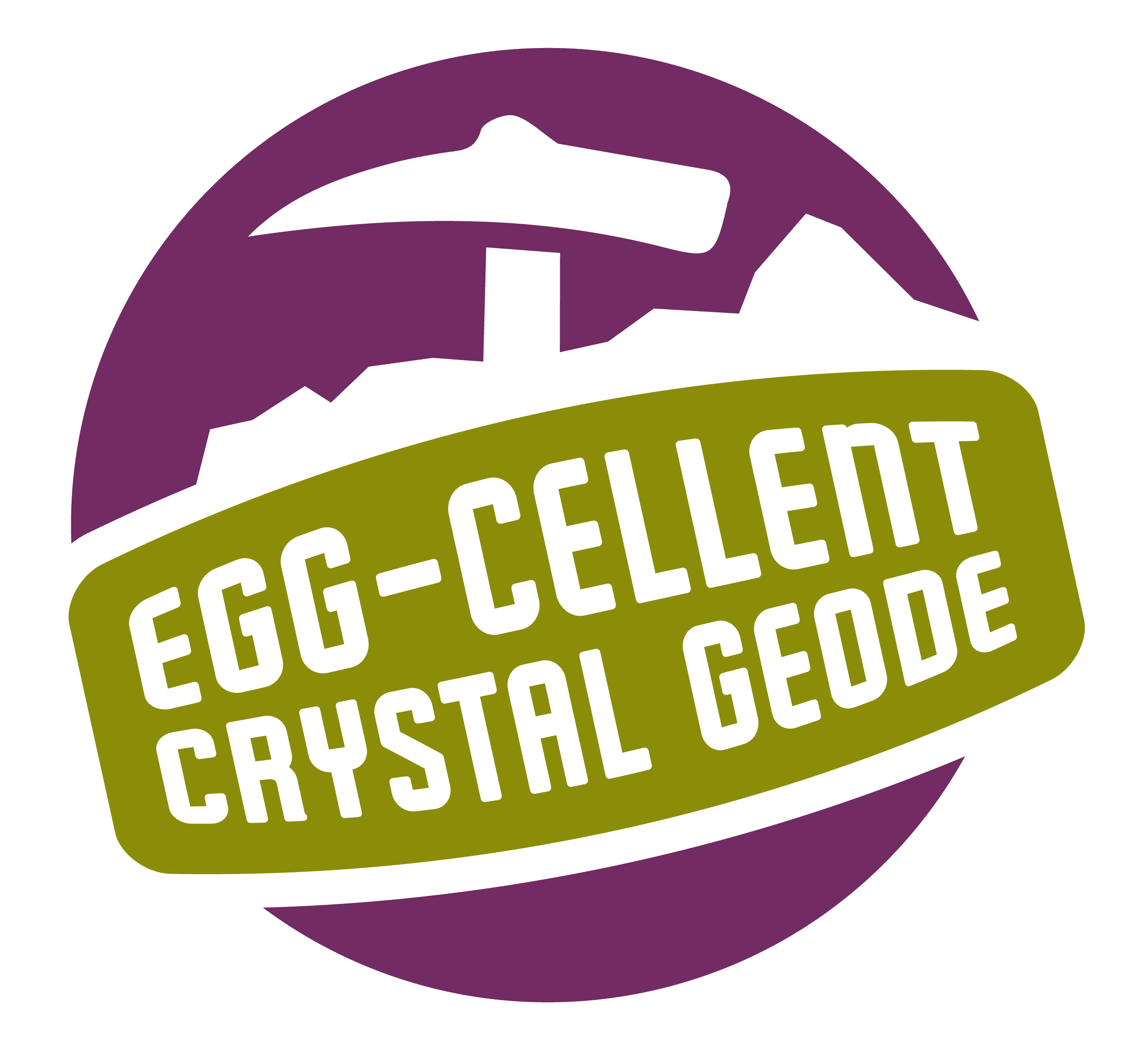 geode purple science experiment logo