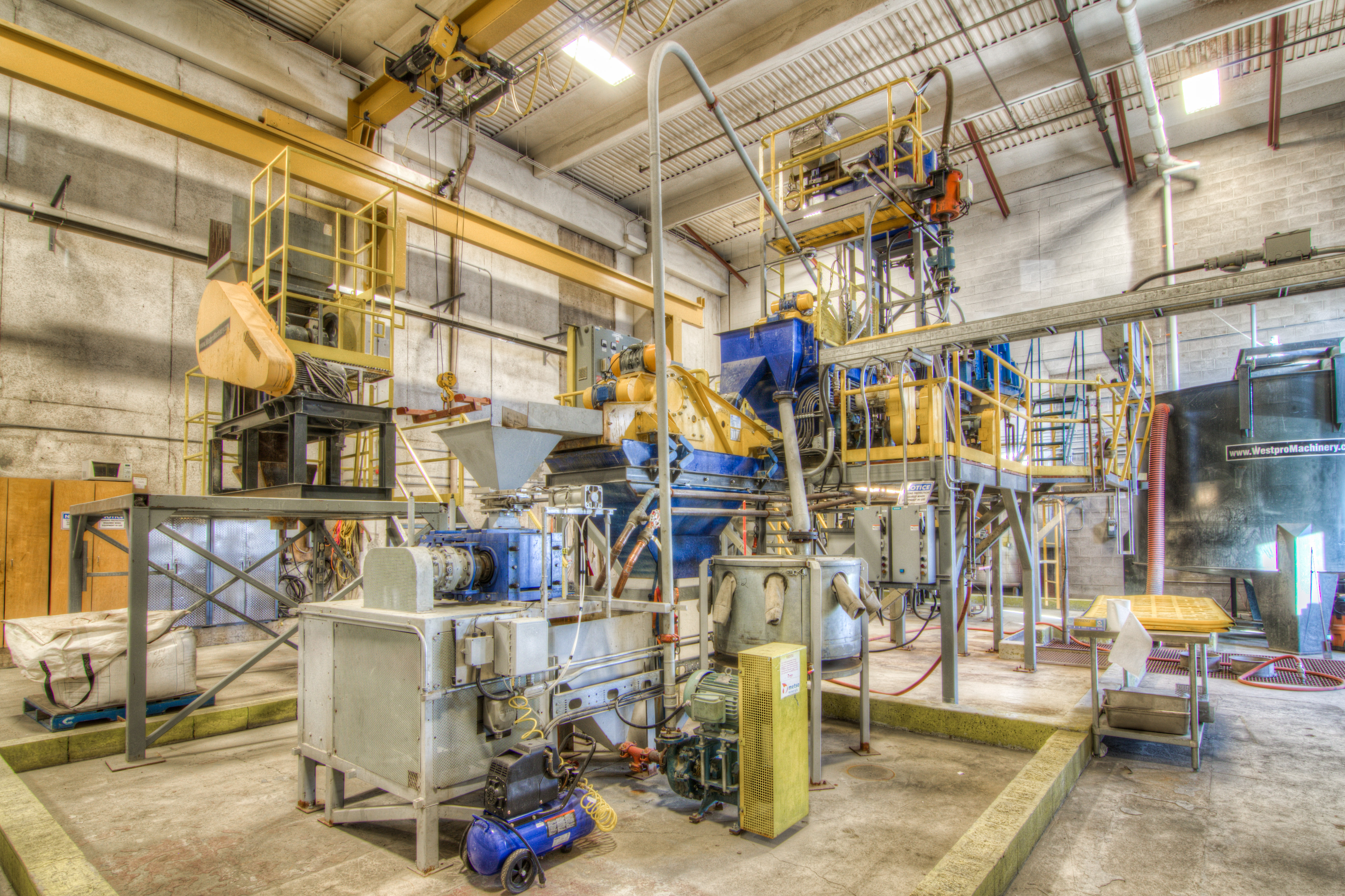 Equipment in a dense media separation plant