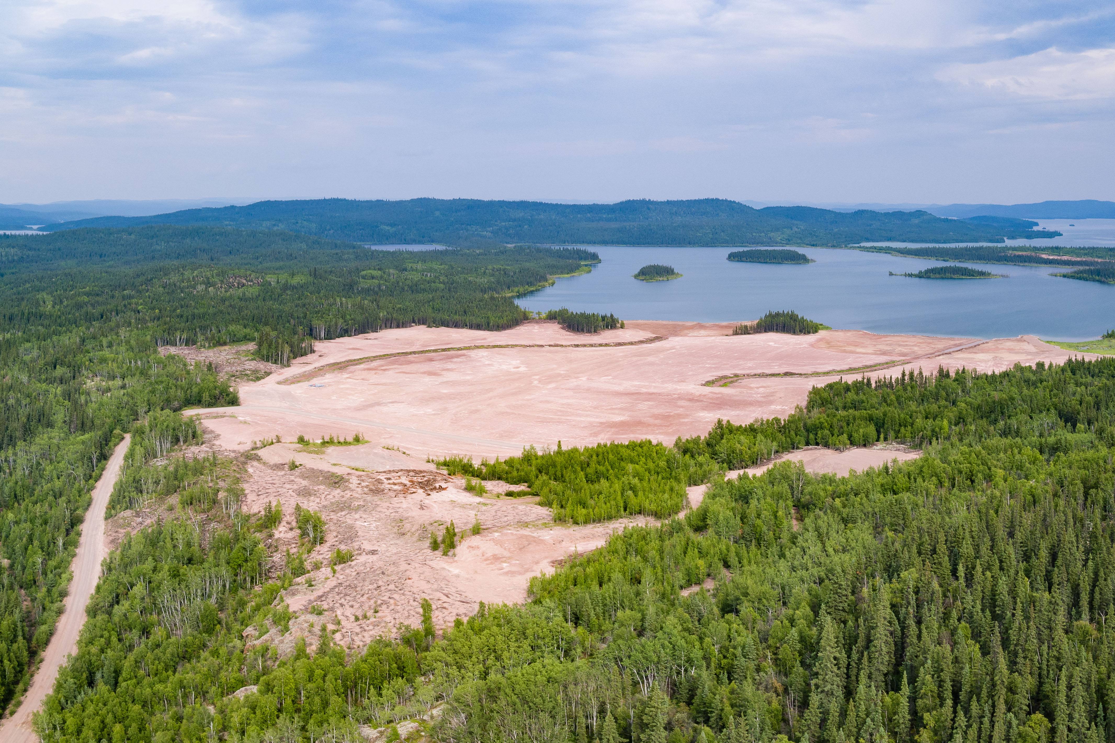 Aerial view of the Lorado site in summer 2016.