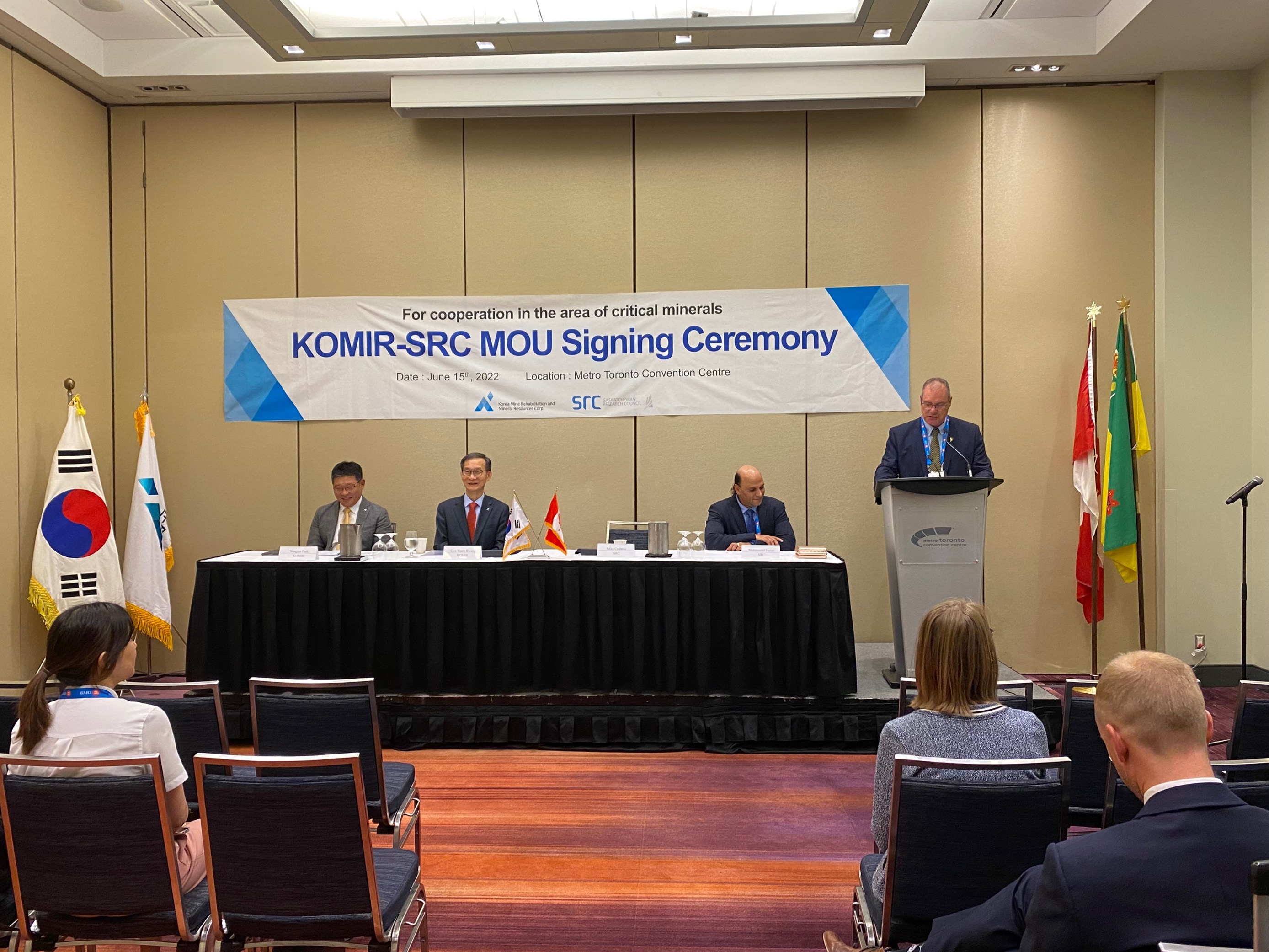 SRC Signs Memorandum of Understanding with KOMIR on Critical Minerals