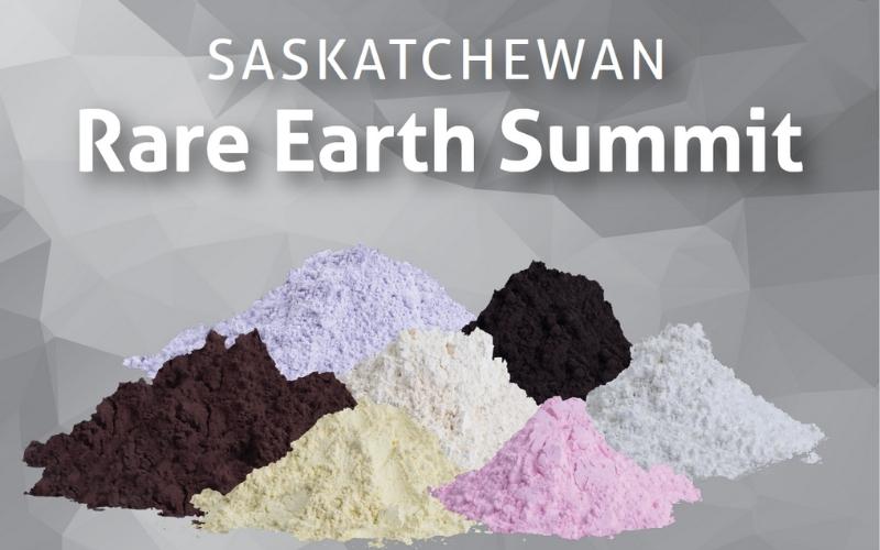 src rare earth saskatchewan summit colourful piles of rees beneath