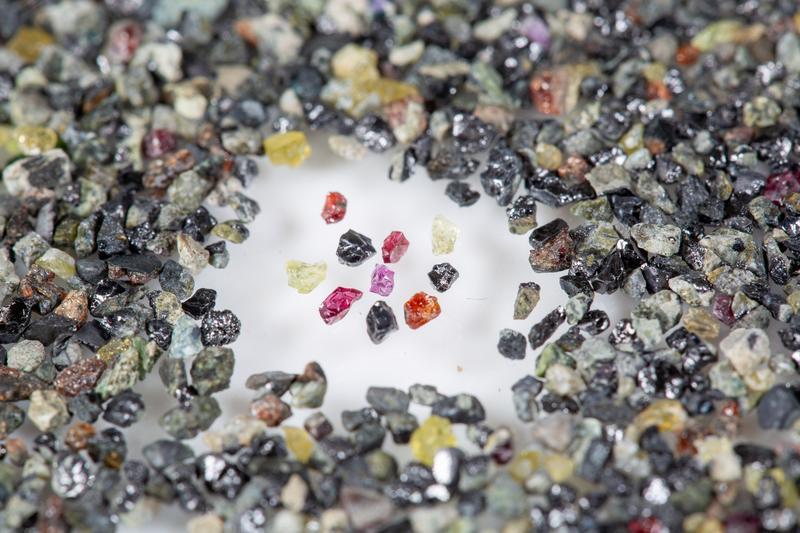 an example of indicator minerals in kimberlit