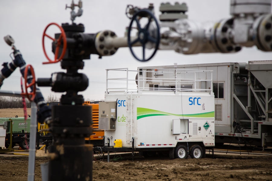 src's mobile emissions monitoring trailer and technology validation platform