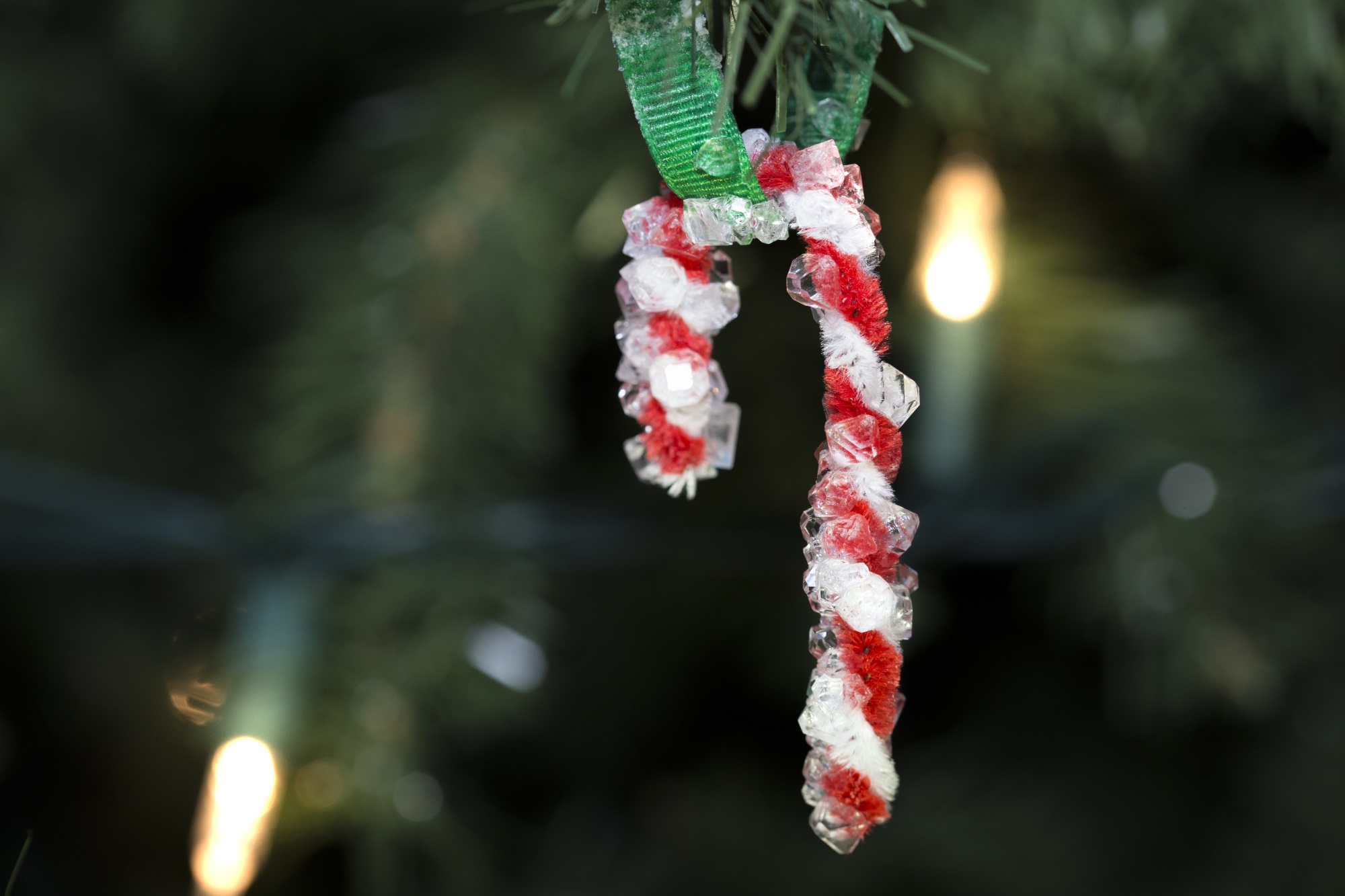 crystallized candy cane