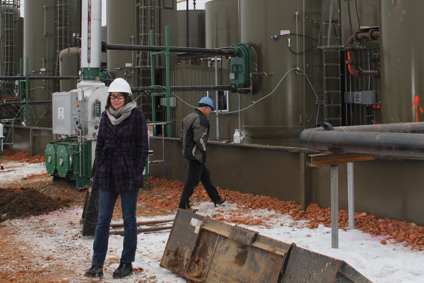 src engineer erica emery at site