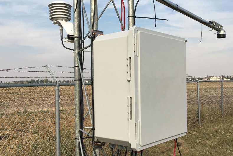 src modular weather station data logging box 