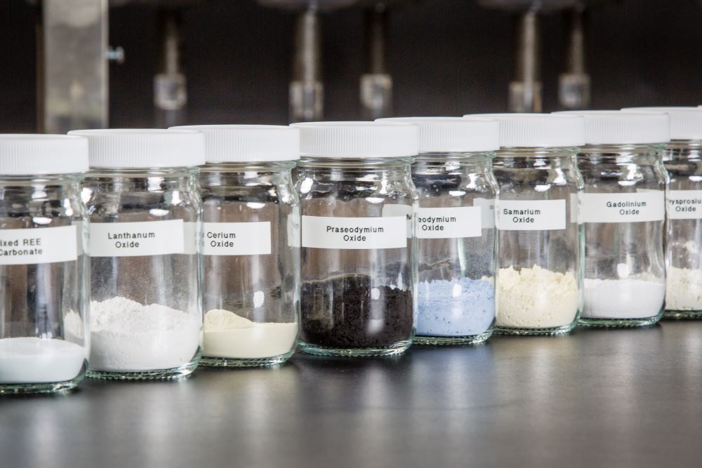 src rare earth sample jars