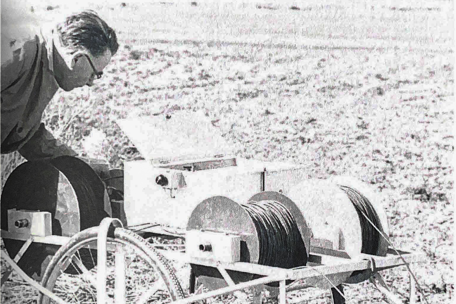 Resistivity Apparatus for Groundwater Mapping in 1959