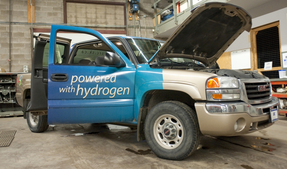 src gmc pickup truck hydrogen fuel