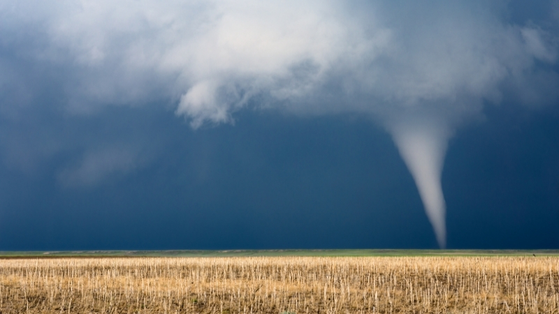 tornado on the prairies