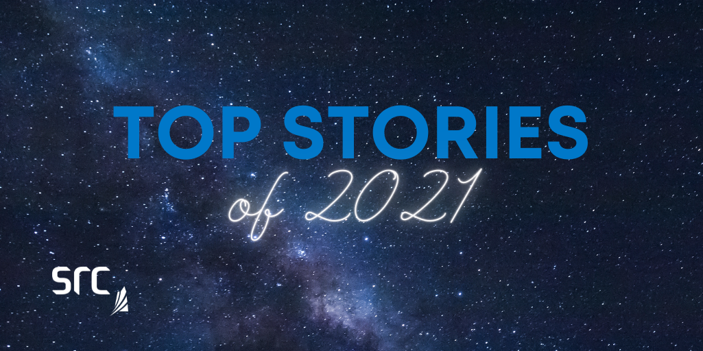 top stories on src's blog in 2021 on galaxy background