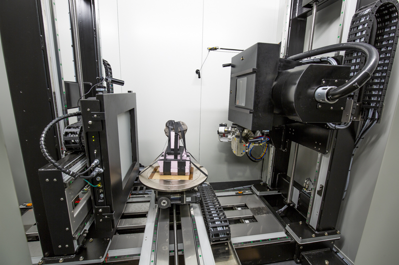 inside src's industrial ct scanner in regina, saskatchewan