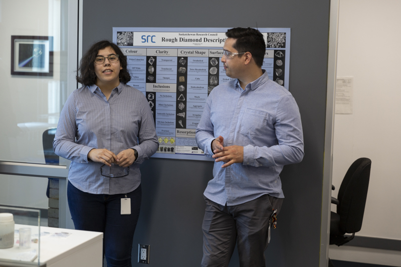 two students from src aboriginal mentorship program