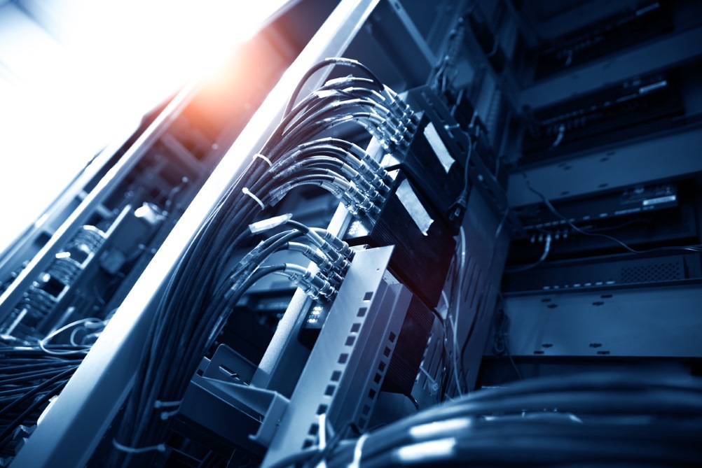 network panel switch and cables show src industrial internet of things