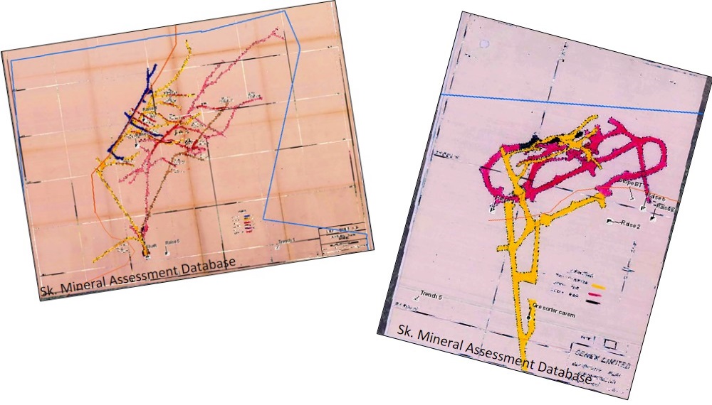 maps of underground workings