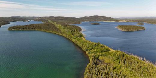 saskatchewan lake landscape