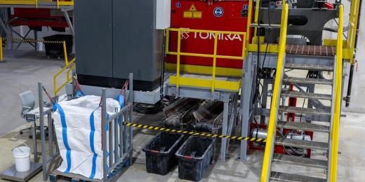 Multi-channel laser ore sorter at SRC’s Testing Facility