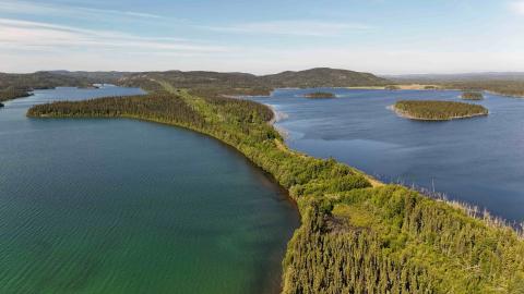 saskatchewan lake landscape