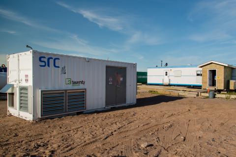 Hybrid Energy Container at Gunnar Mine Site