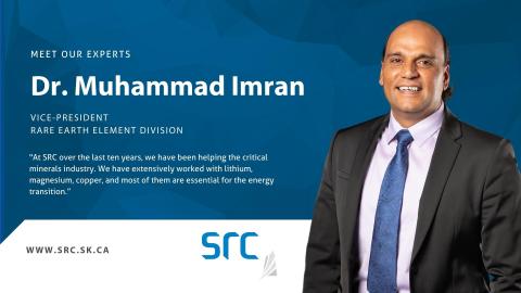 dr muhammad imran src rare earth element division vice-president