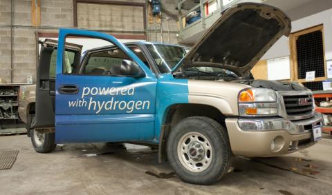 src dual-fuel hydrogen truck