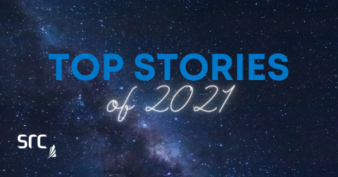 top stories on src's blog in 2021 on galaxy background