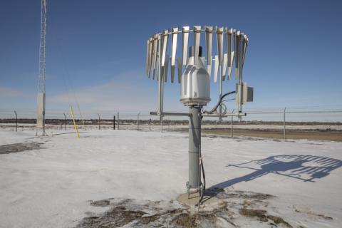 weather monitoring equipment at src climate reference station