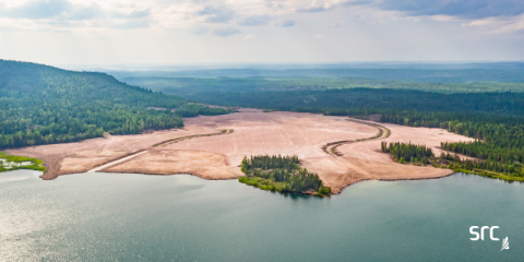 Remediated former mine and mill site