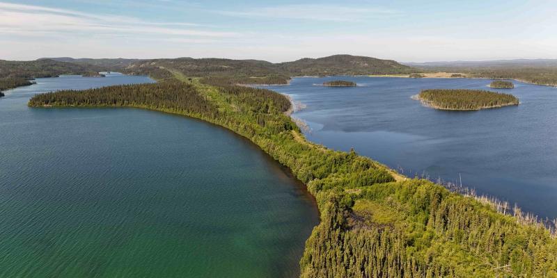 saskatchewan lake landscape