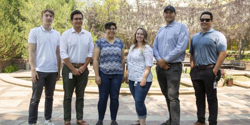 six students in src's indigenous workforce program